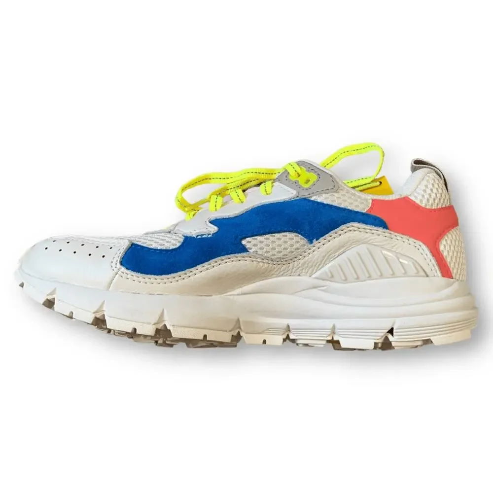 Brandblack Vibram Nomo Sneakers White Blue Coral Neon 7 Mens 8.5 Womens Unisex